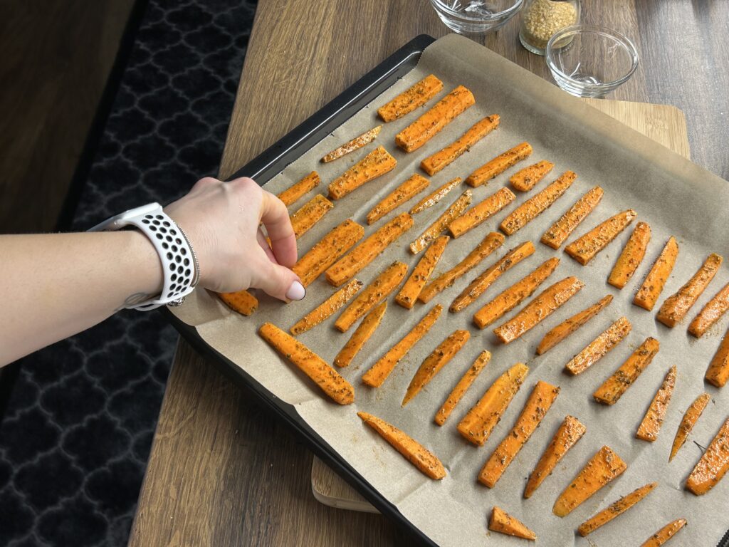 Křupavé pečené mrkve s bylinkami