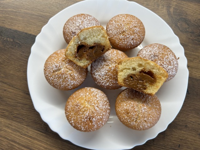Muffiny plněné karamelovým salkem: Vláčné překvapení uvnitř každého kousku