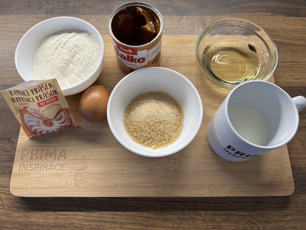 Muffiny plněné karamelovým salkem