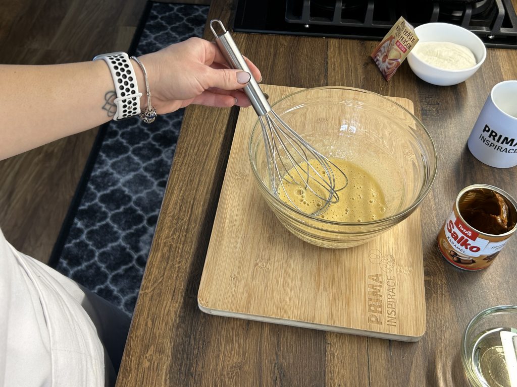 Muffiny plněné karamelovým salkem