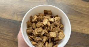 Křupavé skořicové mini cereálie z tortilly Domácí Cini Minis z tortilly: rychlé skořicové mini cereálie