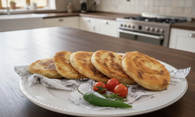 Smažené sýrové placičky s koprem – nadýchaná slaná dobrota z kynutého těsta