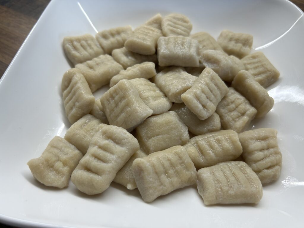 Tofu gnocchi ze špaldové mouky