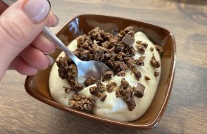 Domácí vanilkový krém s tvarohem á la termix Domácí vanilkový termix z tvarohu – rychlý krémový dezert bez éček