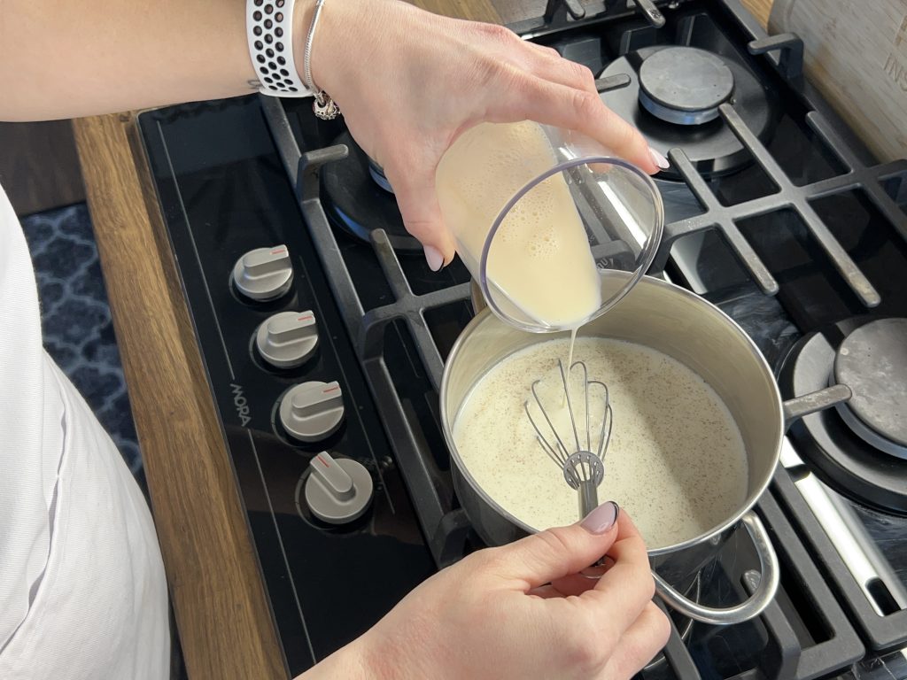 Domácí vanilkový krém s tvarohem á la termix