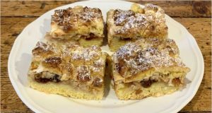 Barončiny řezy s jablky a sněhem: Křehká klasika, která nikdy nezklame