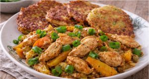 Lehce pikantní kuřecí směs s paprikou a cibulkou: Ideální partner pro bramboráčky Pikantní kuřecí směs s paprikou a chilli: Rychlá večeře s pořádným řízem