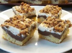 Margot buchta s pudinkovou vrstvou a krémem z mascarpone