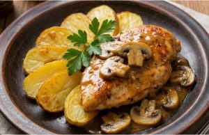 Kuřecí prsa na bílém víně a másle – jemná omáčka jako z restaurace