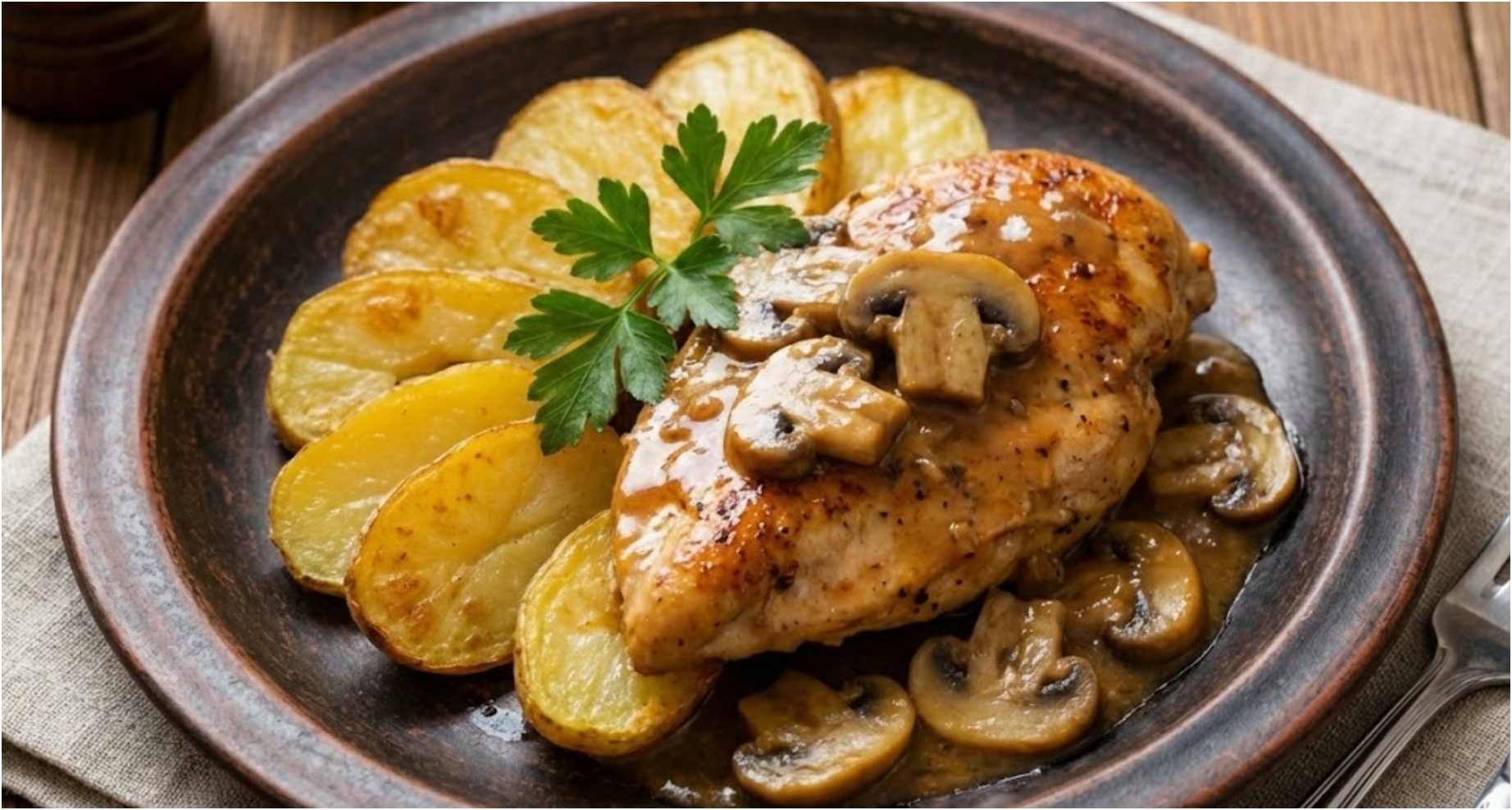 Kuřecí prsa na bílém víně a másle – jemná omáčka jako z restaurace