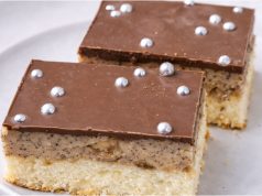 Lahodné mocca řezy s chutí kávy: Dezert pro opravdové kávové fajnšmekry Mocca řezy s rumem a čokoládou – intenzivní kávový dezert na plech