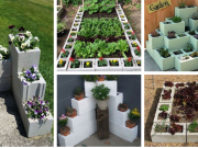 Využijte duté tvárnice k vytvoření těchto úžasných, zahradních výtvorů!