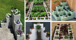 Využijte duté tvárnice k vytvoření těchto úžasných, zahradních výtvorů!