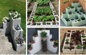 Využijte duté tvárnice k vytvoření těchto úžasných, zahradních výtvorů!