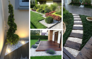 Využijte klasický bílý kačírek tímto dekorativním způsobem na vaší zahrádce!