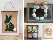 Předělali jsme obyčejný dřevěný rám na krásnou velikonoční dekoraci – Inspirujte se!