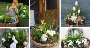 Kouzlo proutěného košíku: 20+ krásných velikonočních dekorací!