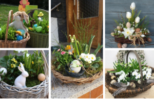 Kouzlo proutěného košíku: 20+ krásných velikonočních dekorací!