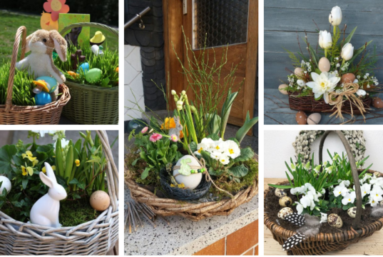 Kouzlo proutěného košíku: 20+ krásných velikonočních dekorací!