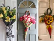 Vykouzlete si tuto krásnou jarní dekoraci – Využijte obyčejný deštník!