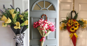 Vykouzlete si tuto krásnou jarní dekoraci – Využijte obyčejný deštník!