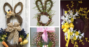 Vytvořte si tuto krásnou jarní dekoraci, kterou si jednoduše můžete pověsit!