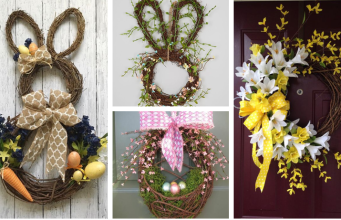Vytvořte si tuto krásnou jarní dekoraci, kterou si jednoduše můžete pověsit!