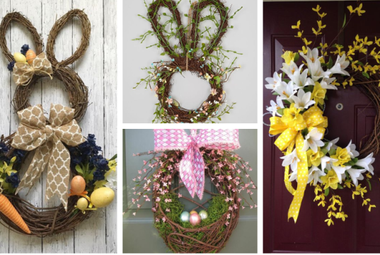 Vytvořte si tuto krásnou jarní dekoraci, kterou si jednoduše můžete pověsit!