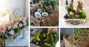 Inspirace na originální jarní dekoraci – Využili jsme obyčejný šuplík!