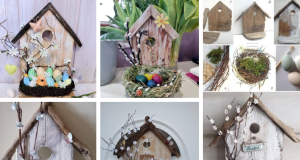 Vyrobte si jednu z těchto úžasných ptačích budek – Inspirace na velikonoční tvoření