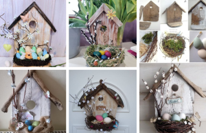 Vyrobte si jednu z těchto úžasných ptačích budek – Inspirace na velikonoční tvoření
