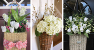 Krásné jarní dekorace na vaše vchodové dveře – Pusťte se do tvoření!