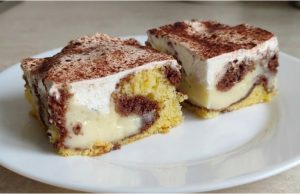 Pudinková buchta se zakysanou smetanou – extrémně vláčná a jednoduchá