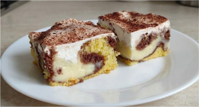 Pudinková buchta se zakysanou smetanou – extrémně vláčná a jednoduchá