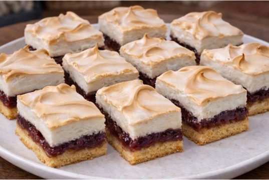 Ženský rozmar s ovocem a sněhovou peřinkou – nadýchaný kynutý koláč, který okouzlí