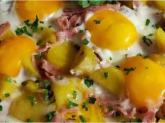 Selská omeleta z vařených brambor – rychlá večeře z jedné pánve