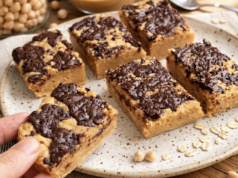 Zdravé mlsání: Cizrnový zákusek s arašídy a čokoládou!