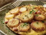 Tip na teplou večeři: Smažené brambory se slaninou a vejcem!