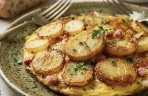 Tip na teplou večeři: Smažené brambory se slaninou a vejcem!