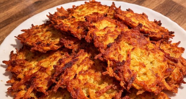 Staročeské bramboráky se slaninou: křupavá klasika z 2,5 kg brambor