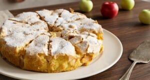 Nadýchaný jablečný koláč ze 4 ingrediencí: Kouzlo minimalistického pečení