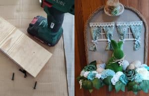 Úžasná jarní dekorace za pár korun: Proměňte starý karton a kousek dřeva v kouzelné zaječí okno