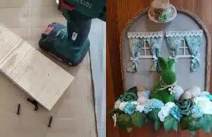 Úžasná jarní dekorace za pár korun: Proměňte starý karton a kousek dřeva v kouzelné zaječí okno