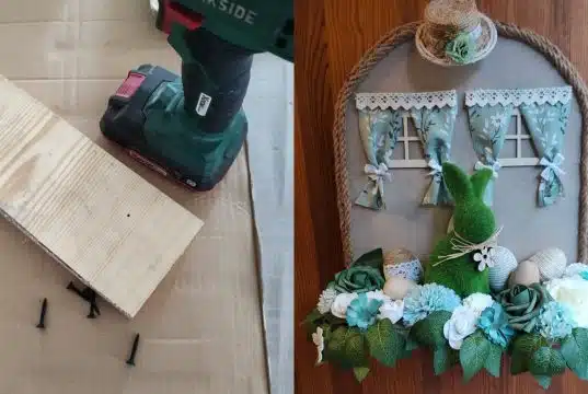 Úžasná jarní dekorace za pár korun: Proměňte starý karton a kousek dřeva v kouzelné zaječí okno