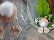 Vyrobte si doma rozkošnou velikonoční dekoraci: Zajíc v košíku!