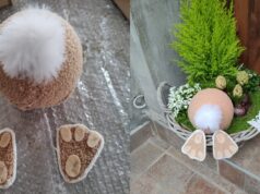 Vyrobte si doma rozkošnou velikonoční dekoraci: Zajíc v košíku!