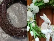 Jarní věnec, který pohladí po duši: Spojení něžných květů a přírodního proutí