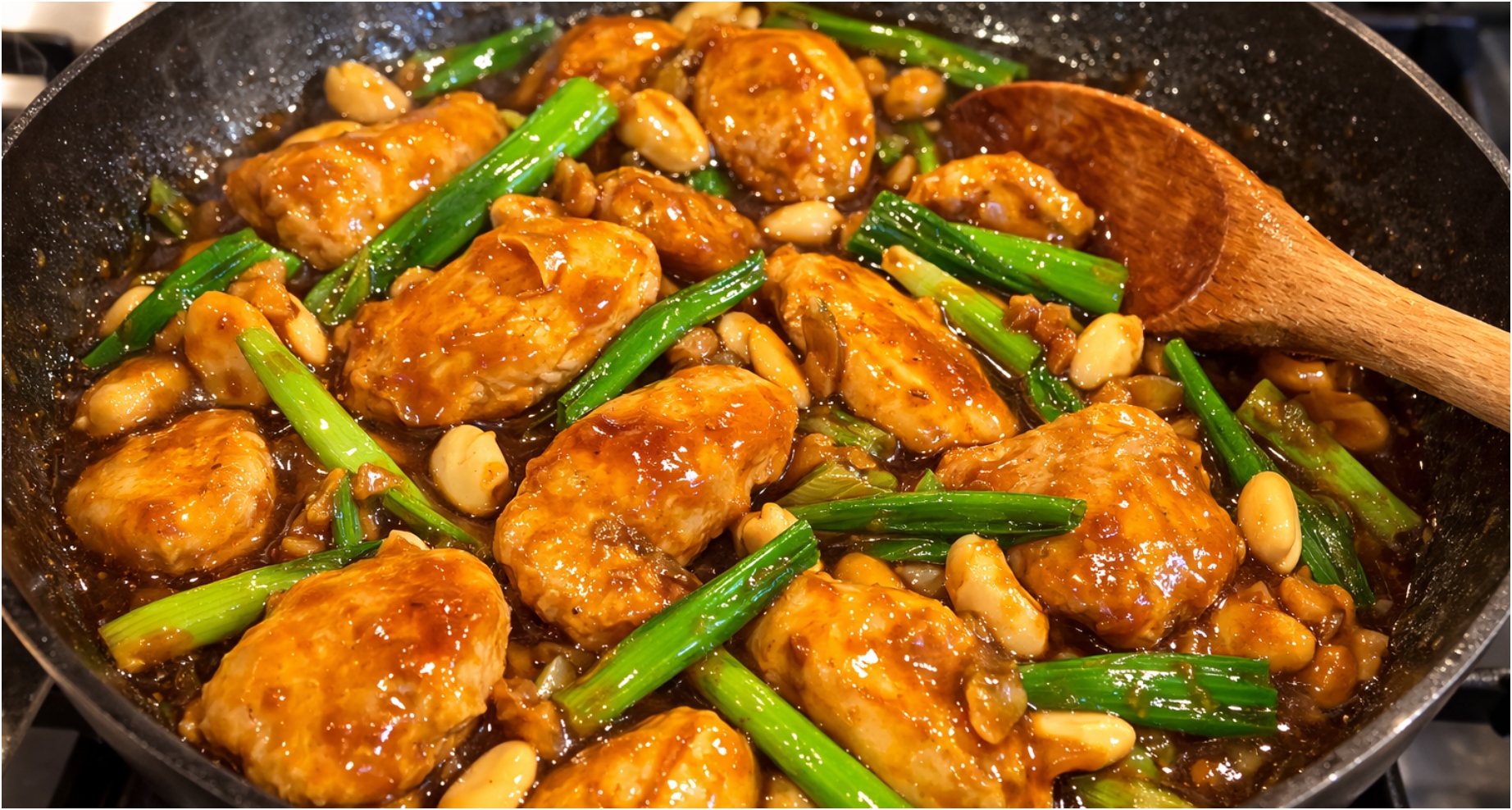 Kuřecí Kung-Pao jako z restaurace: rychlá asijská klasika s arašídy