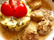 Znojemské masové kuličky se šťouchaným bramborem