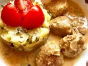 Znojemské masové kuličky se šťouchaným bramborem